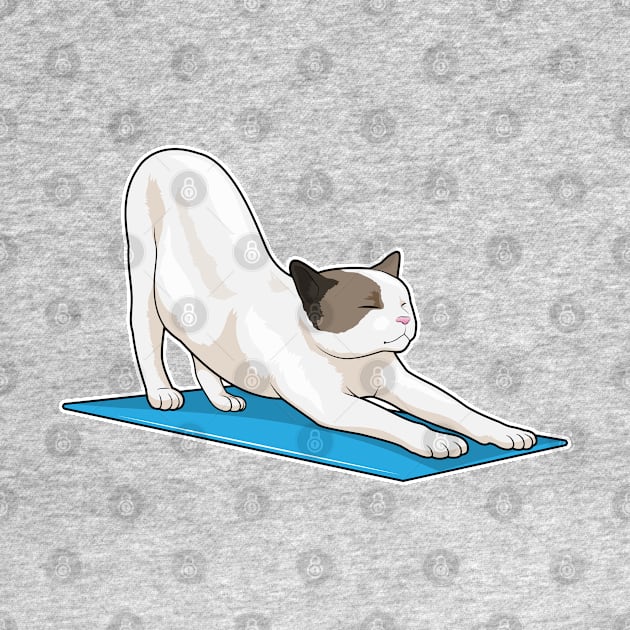 Cat Yoga Meditation Fitness by Markus Schnabel